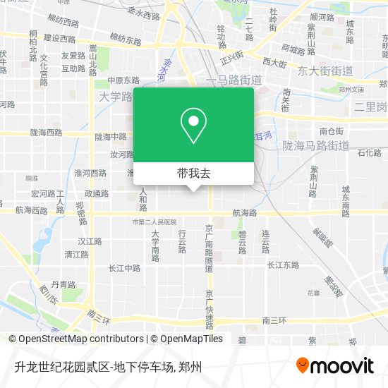 升龙世纪花园贰区-地下停车场地图