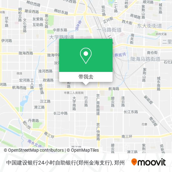 中国建设银行24小时自助银行(郑州金海支行)地图