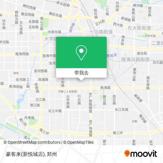 豪客来(新悦城店)地图