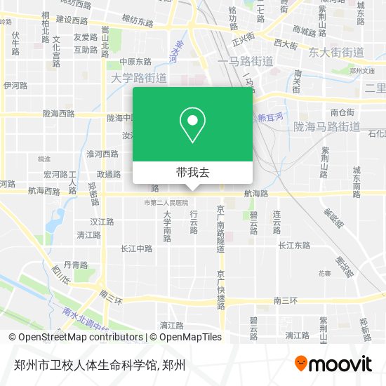 郑州市卫校人体生命科学馆地图