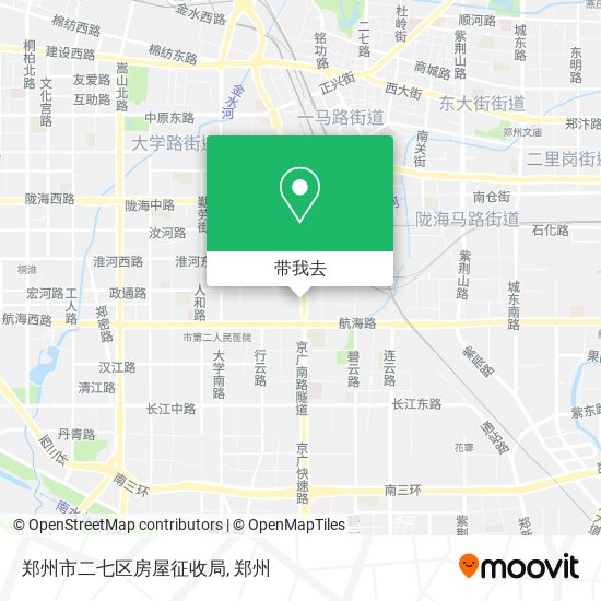 郑州市二七区房屋征收局地图