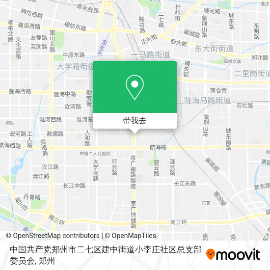 中国共产党郑州市二七区建中街道小李庄社区总支部委员会地图