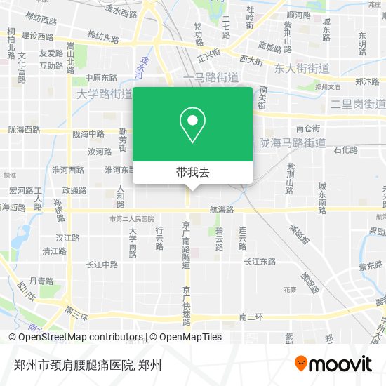 郑州市颈肩腰腿痛医院地图