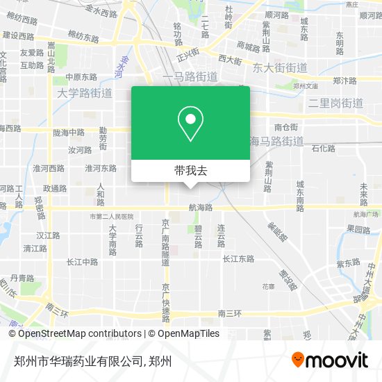 郑州市华瑞药业有限公司地图