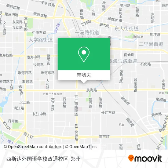 西斯达外国语学校政通校区地图