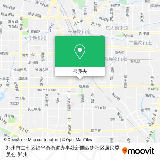 郑州市二七区福华街街道办事处新圃西街社区居民委员会地图