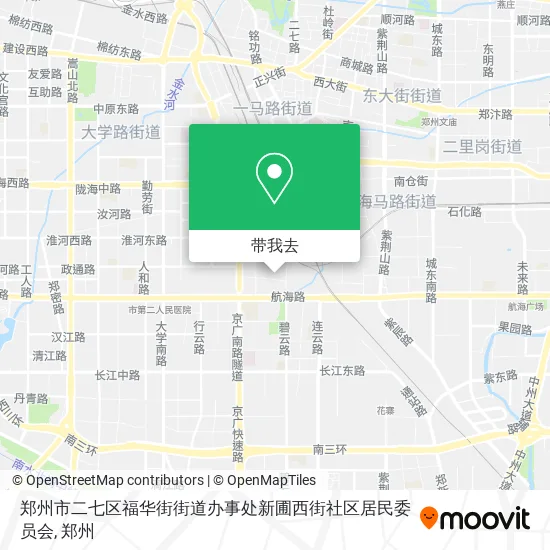 郑州市二七区福华街街道办事处新圃西街社区居民委员会地图