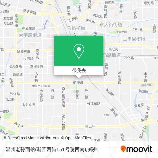 温州老孙面馆(新圃西街151号院西南)地图