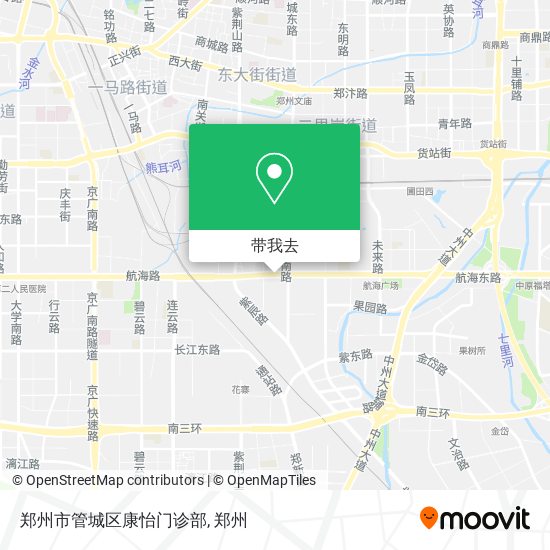郑州市管城区康怡门诊部地图