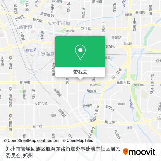 郑州市管城回族区航海东路街道办事处航东社区居民委员会地图