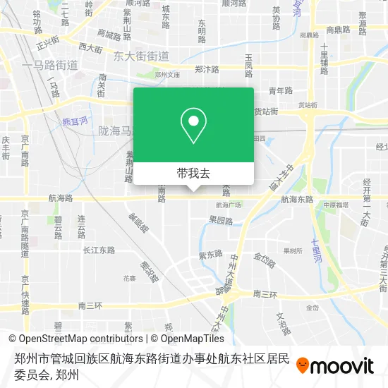 郑州市管城回族区航海东路街道办事处航东社区居民委员会地图