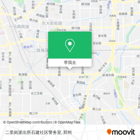 二里岗派出所石建社区警务室地图