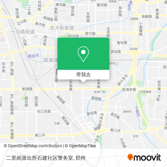 二里岗派出所石建社区警务室地图