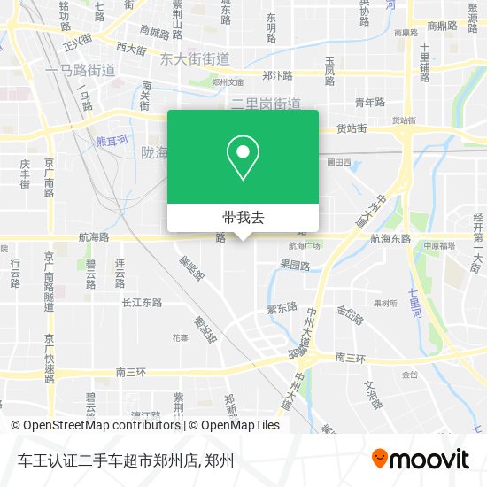 车王认证二手车超市郑州店地图