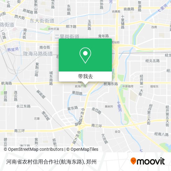 河南省农村信用合作社(航海东路)地图