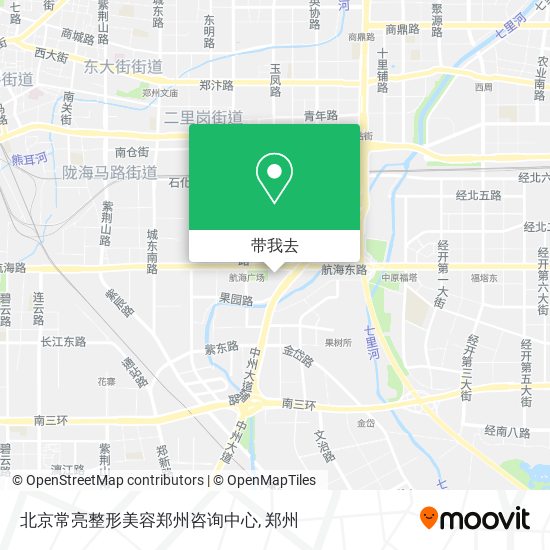 北京常亮整形美容郑州咨询中心地图