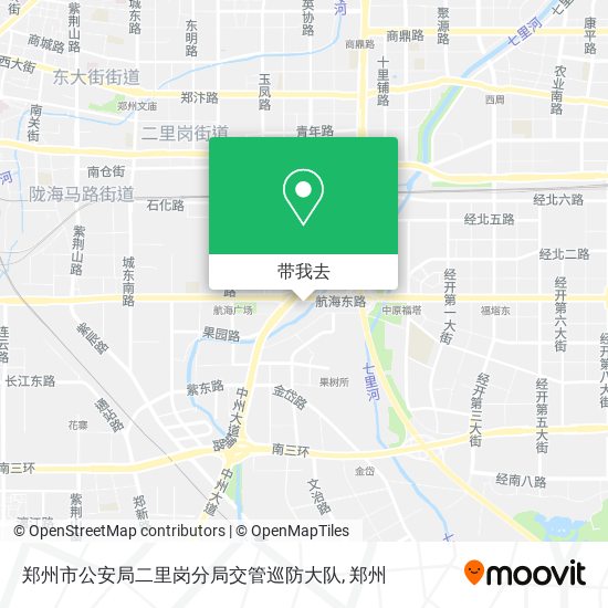 郑州市公安局二里岗分局交管巡防大队地图