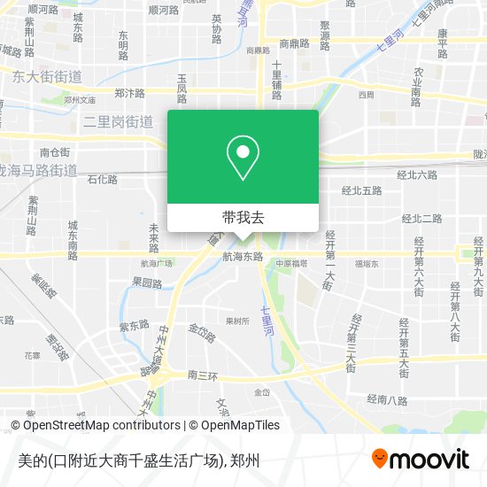 美的(口附近大商千盛生活广场)地图