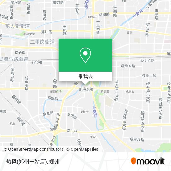 热风(郑州一站店)地图