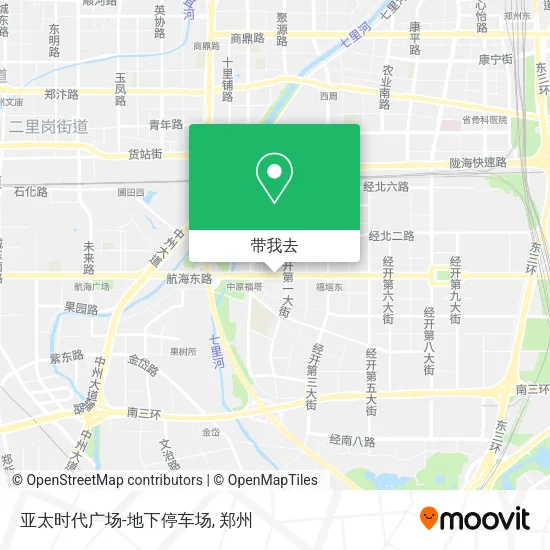 亚太时代广场-地下停车场地图