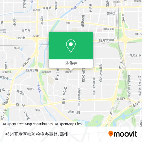 郑州开发区检验检疫办事处地图