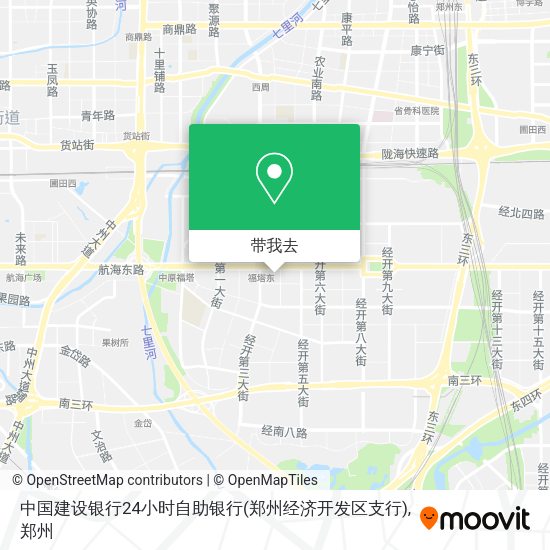 中国建设银行24小时自助银行(郑州经济开发区支行)地图