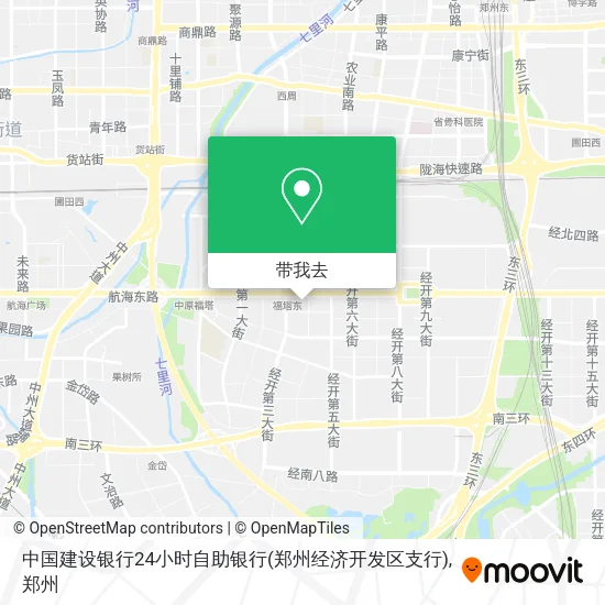 中国建设银行24小时自助银行(郑州经济开发区支行)地图