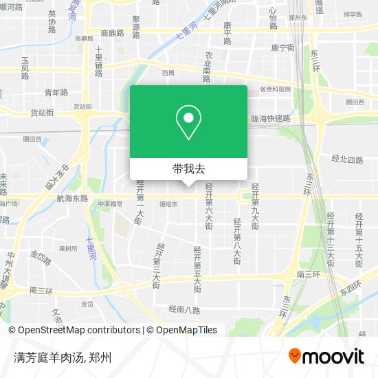 满芳庭羊肉汤地图