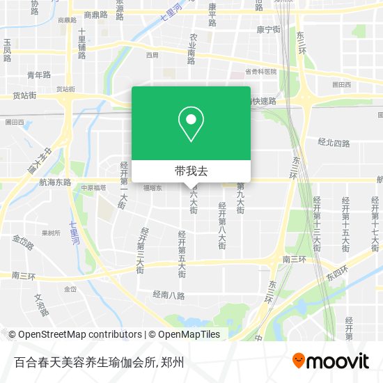 百合春天美容养生瑜伽会所地图