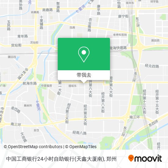 中国工商银行24小时自助银行(天鑫大厦南)地图