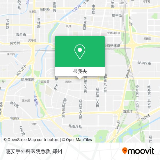 惠安手外科医院急救地图