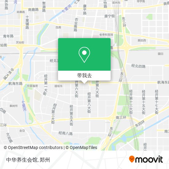 中华养生会馆地图