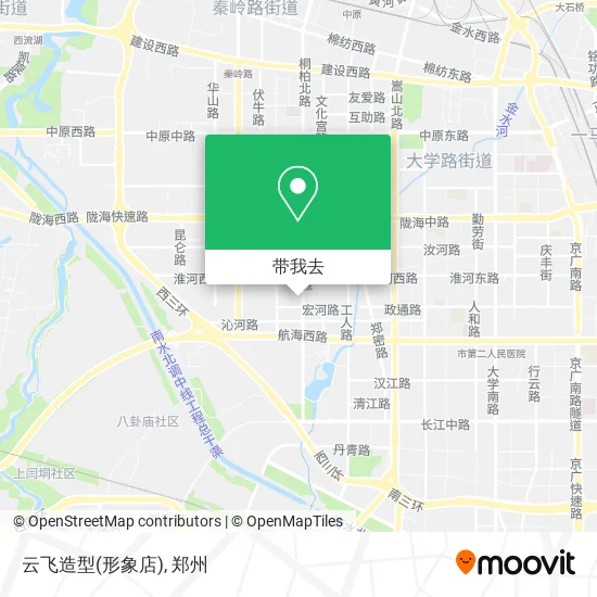 云飞造型(形象店)地图