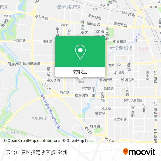 云台山景区指定收客点地图