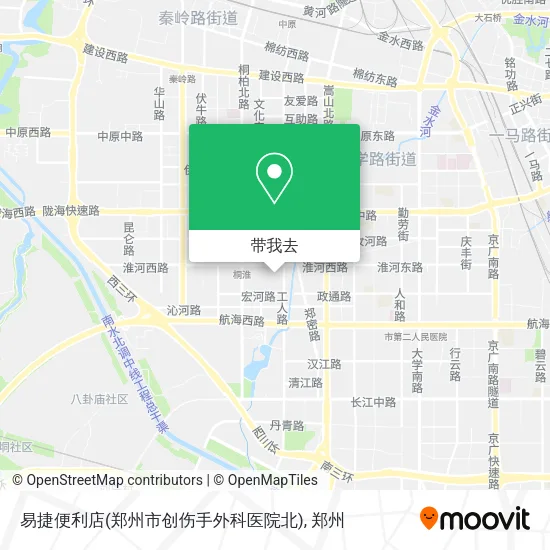 易捷便利店(郑州市创伤手外科医院北)地图