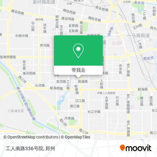 工人南路336号院地图