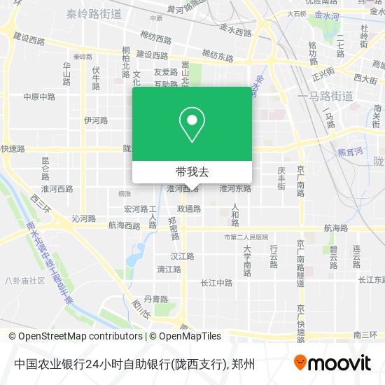 中国农业银行24小时自助银行(陇西支行)地图
