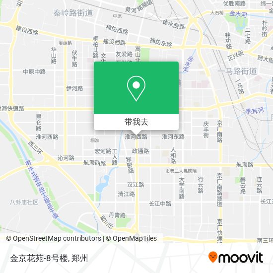 金京花苑-8号楼地图