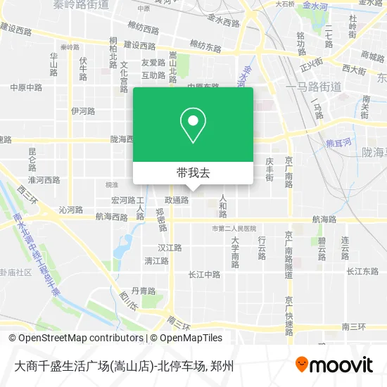 大商千盛生活广场(嵩山店)-北停车场地图
