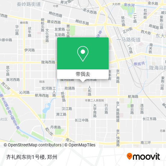 齐礼阎东街1号楼地图