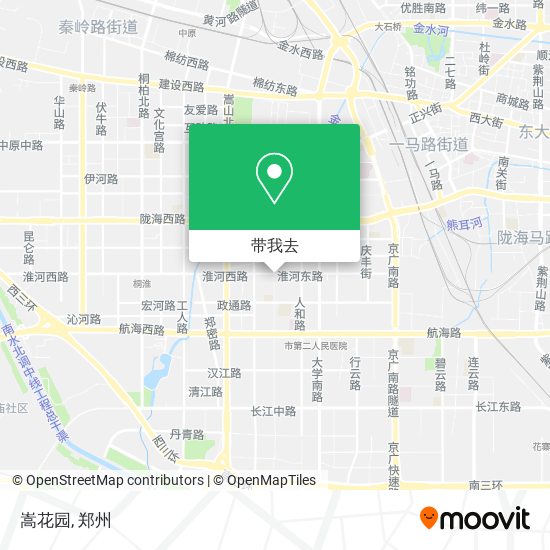 嵩花园地图