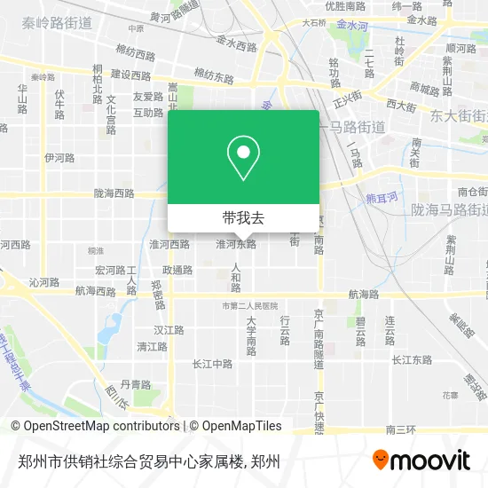 郑州市供销社综合贸易中心家属楼地图