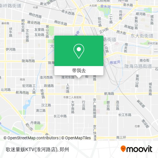 歌迷量贩KTV(淮河路店)地图
