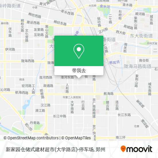新家园仓储式建材超市(大学路店)-停车场地图