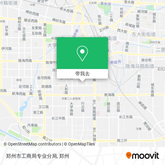 郑州市工商局专业分局地图