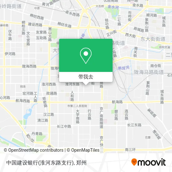 中国建设银行(淮河东路支行)地图