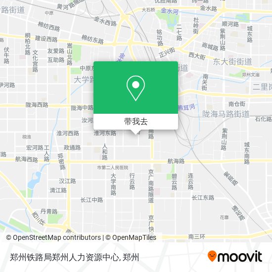 郑州铁路局郑州人力资源中心地图