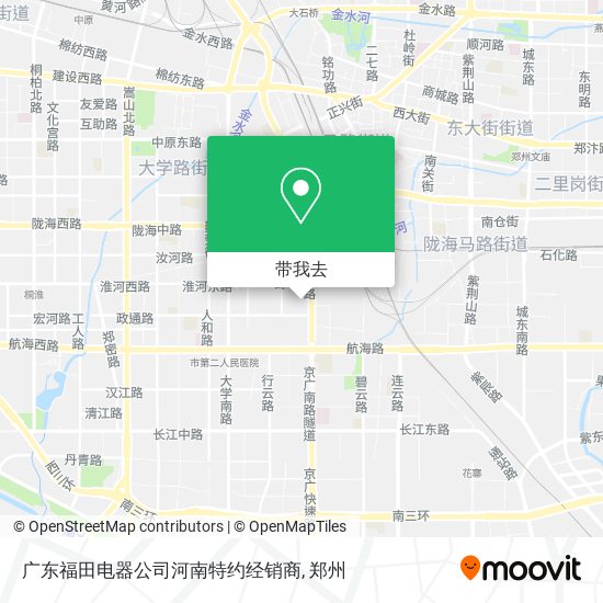 广东福田电器公司河南特约经销商地图