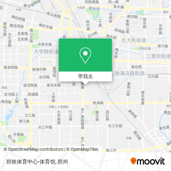 郑铁体育中心-体育馆地图