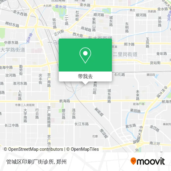 管城区印刷厂街诊所地图